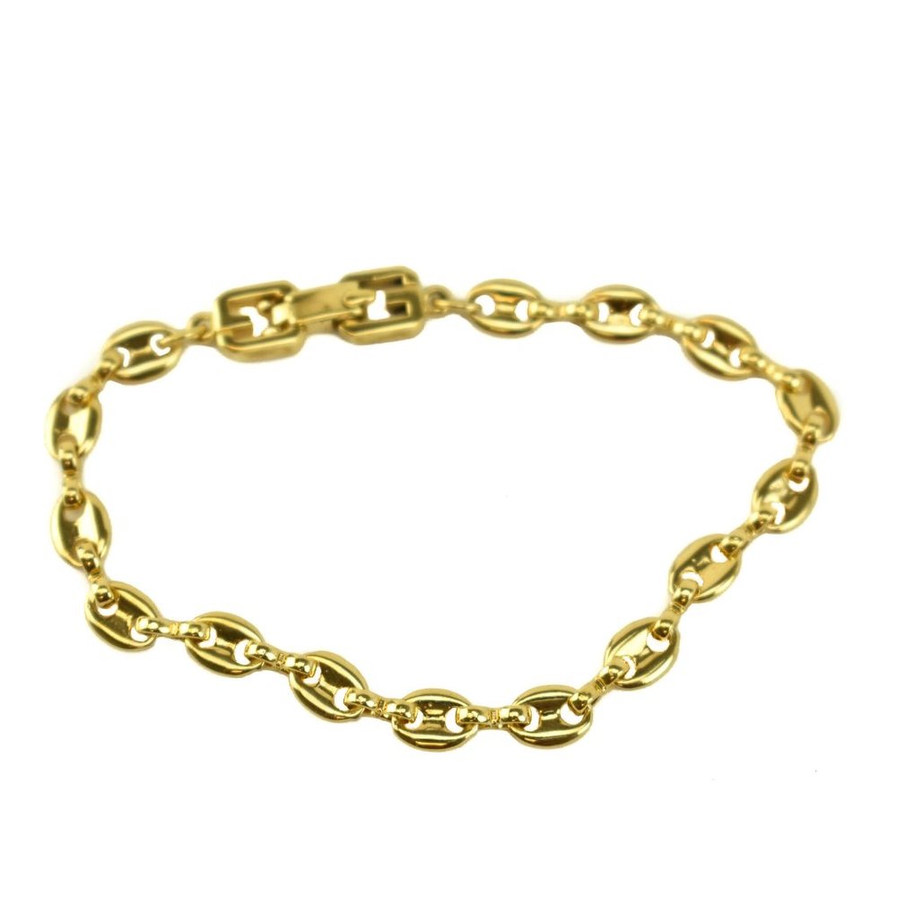 GIVENCHY: Gold, Marina Link "G" Clasp Bracelet mz - Picture 5 of 8